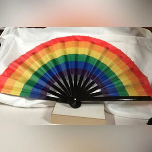 FairySandy Large Rave Fan. 25” wide. 15” tall. New